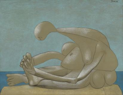 Pablo Picasso, Femme assise sur la plage, 1937 - 1 