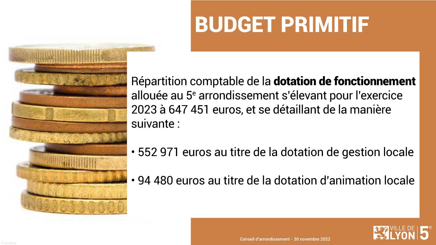 Conseil d'arrondissement 30 novembre 2022 budget primitif