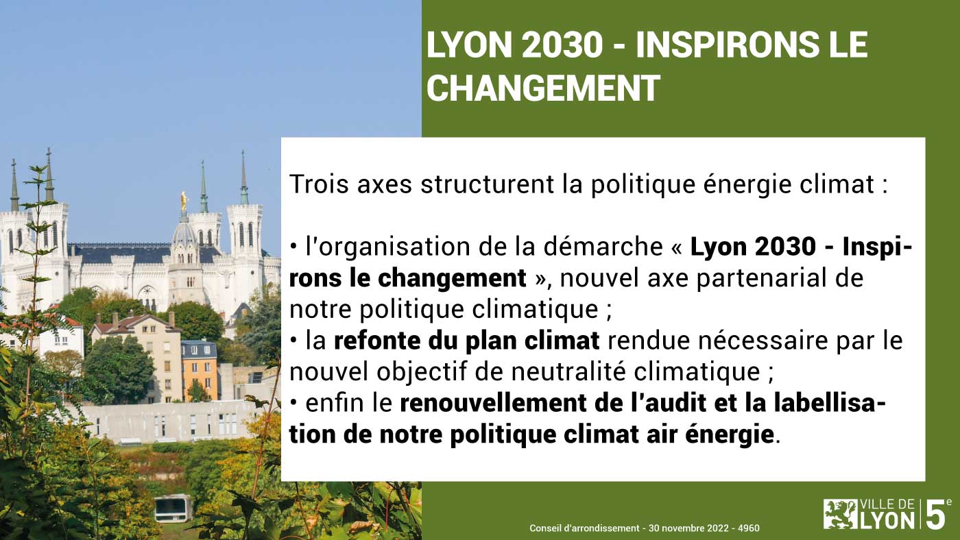 Conseil d'arrondissement 30 novembre 2022 climat