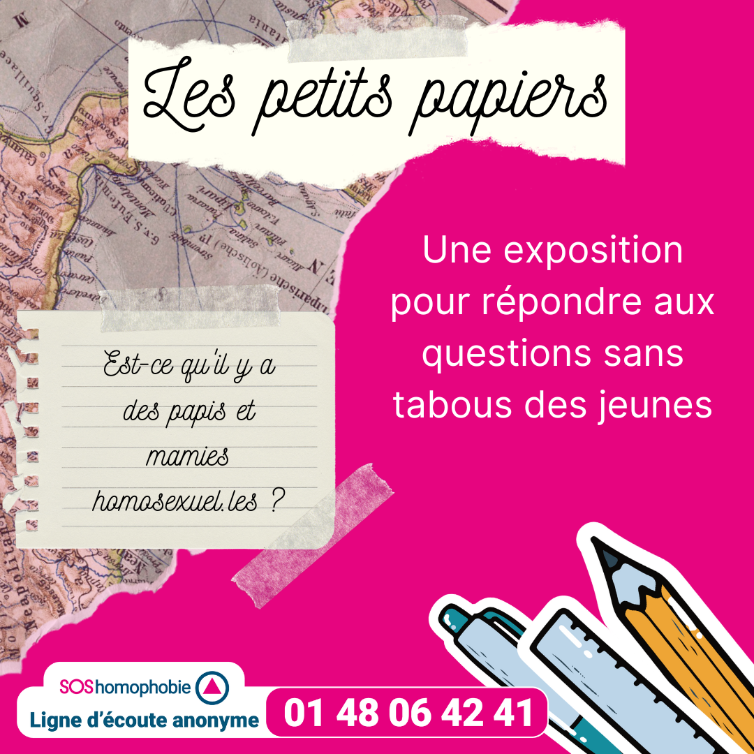 Les petits papiers SOS homophobie