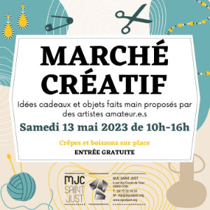 Marché créatif mjc saint-just