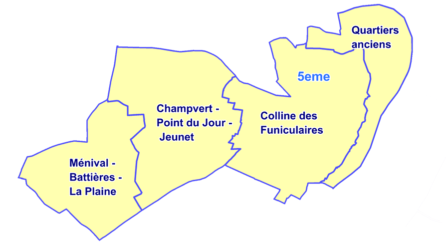 Carte des conseils de quartier du 5e arrondissement